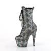 Pleaser - ADORE1040SPF Bottes de plateforme, Pole dance chaussures - Couleur argent Product image